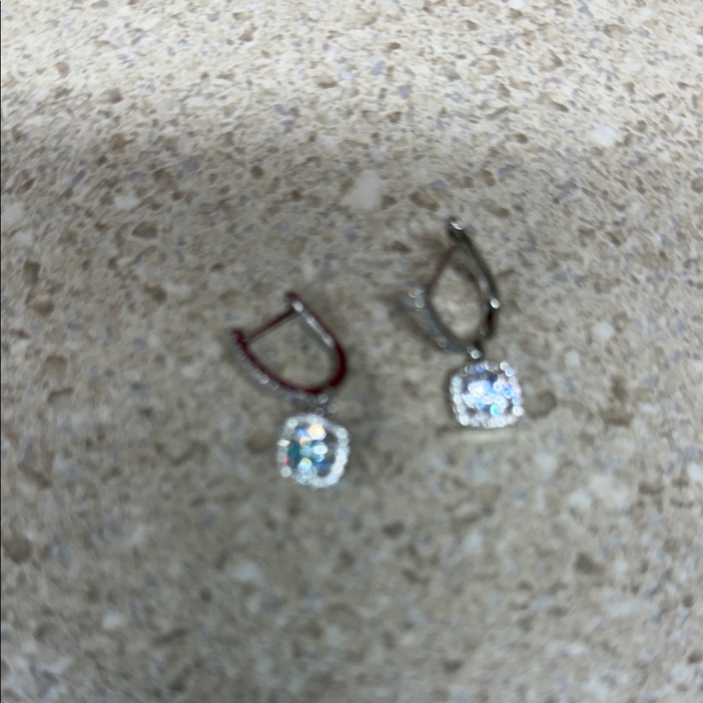 Elegant Silver Drop Earrings